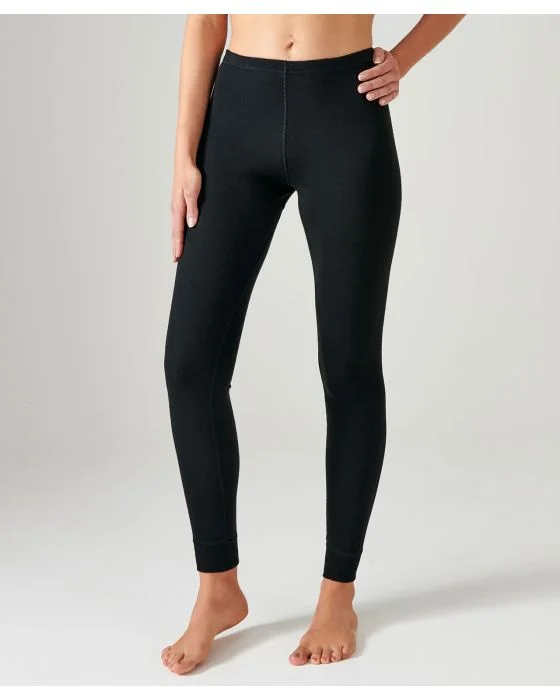 Legging long, fine côte Thermolactyl