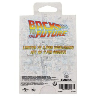 Back to the Future Limited Japanese Edition Pin Badge Set