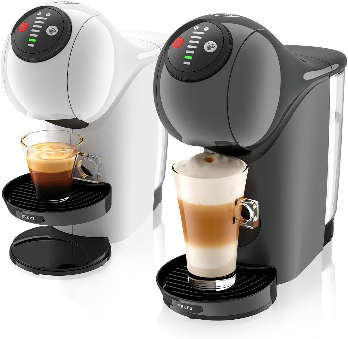 Krups Kapselmaschine Dolce Gusto Maschine Genio S KP2431 Kaffeekapselmaschine, 15bar Pumpendruck, 0,8L Wassertank, XL-Funktionalität