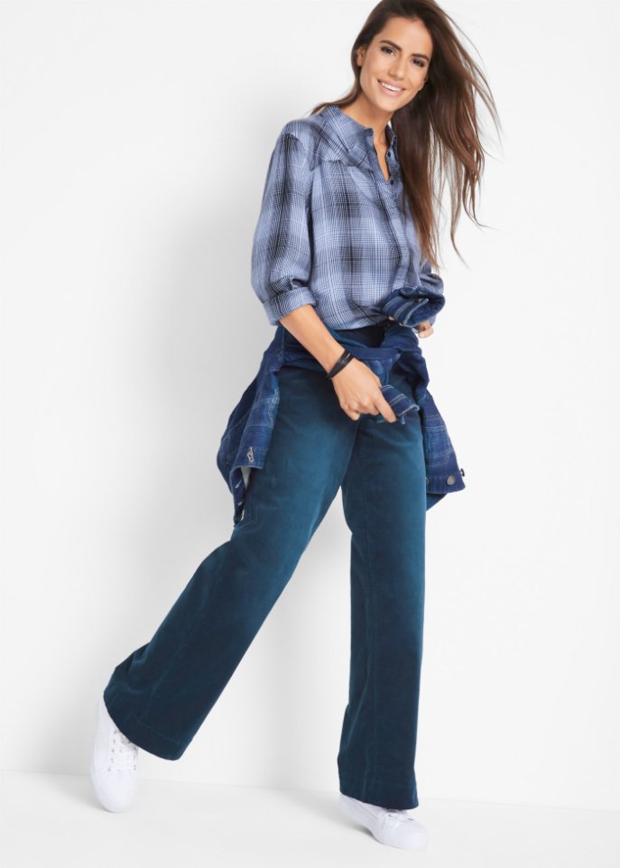 Stretch-Cordhose, Wide