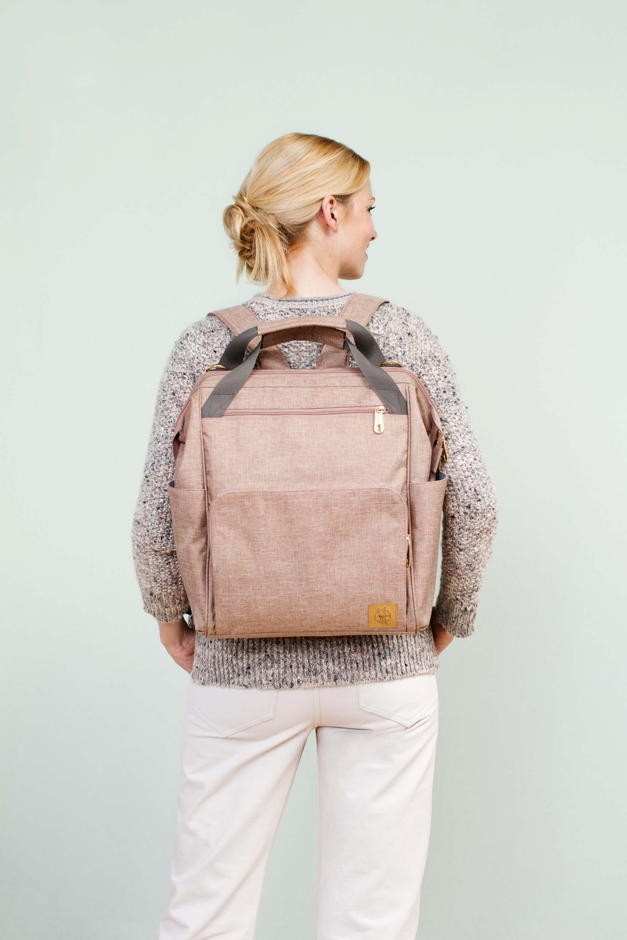 Wickelrucksack - Glam Goldie Backpack, Rose