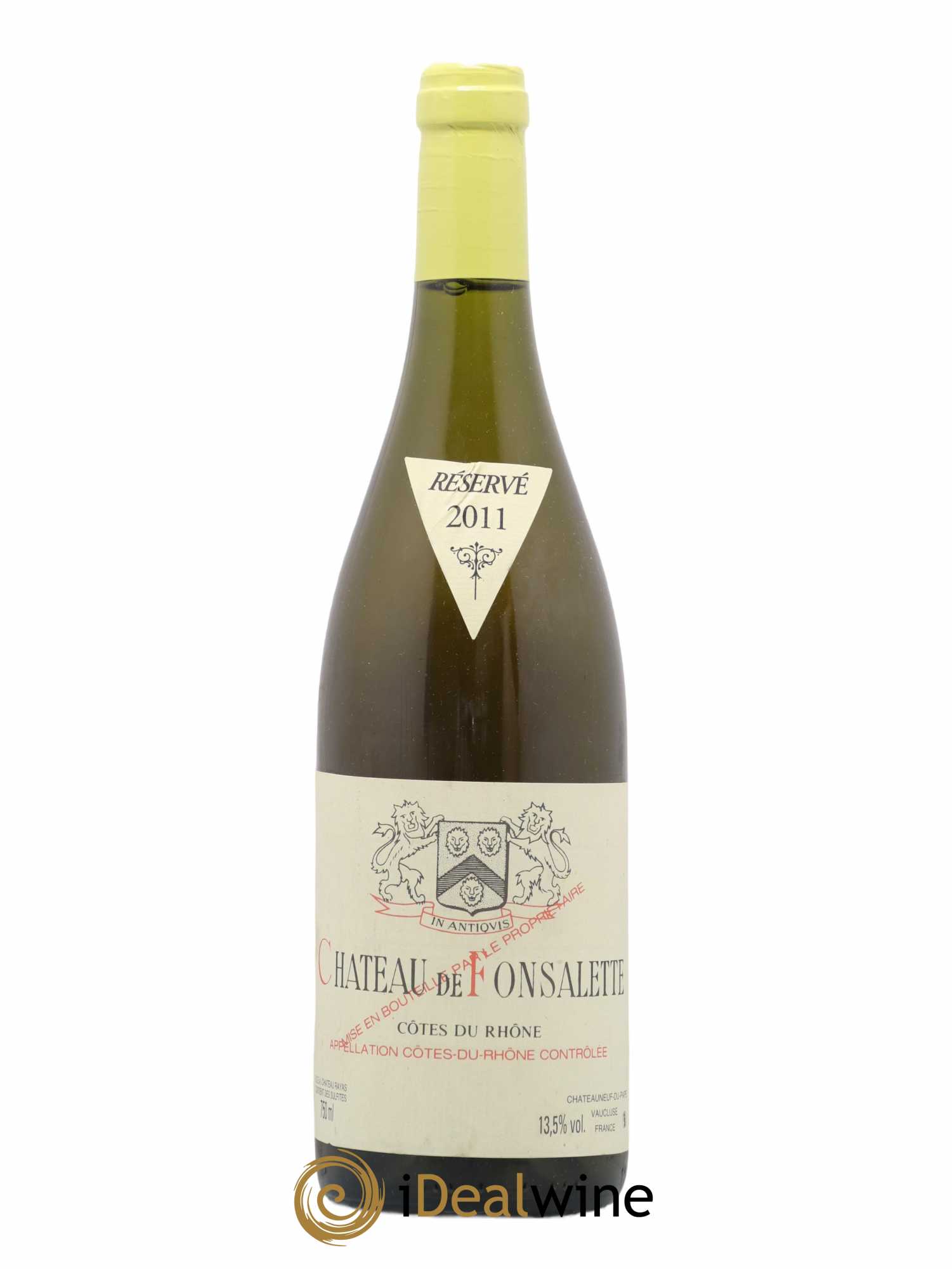 Côtes du Rhône Château de Fonsalette Emmanuel Reynaud  2011 - Lot de 1 Bouteille