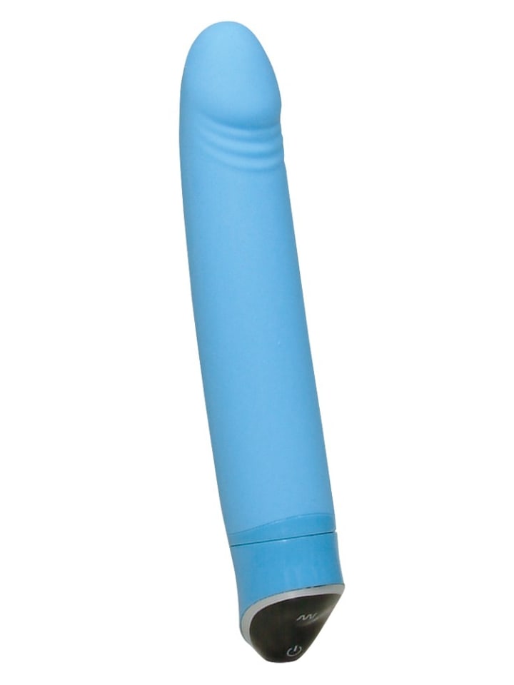Sweet Smile Vibrator Happy in blau günstig kaufen 22 cm