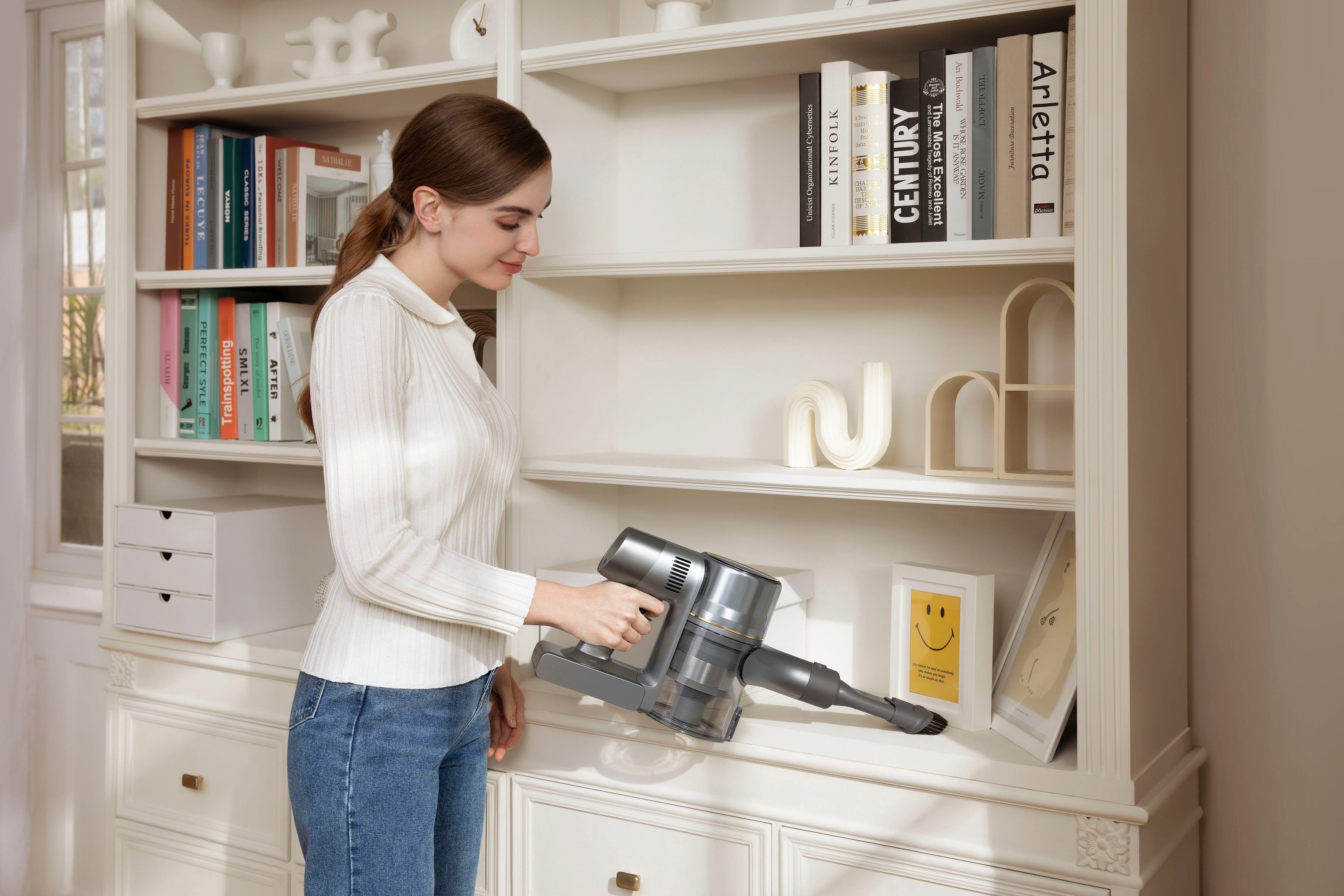 dreame Akku-Hand-und Stielstaubsauger Dreame R20, 570 W, beutellos, mit LED Beleuchtung