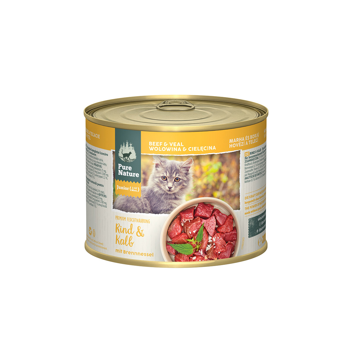 Pure Nature JUNIOR Rind & Kalb mit Brennnessel bei ZooRoyal
