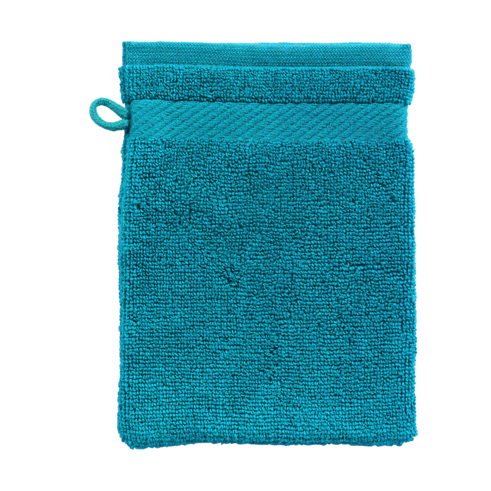 Waschhandschuh Microcotton lagune