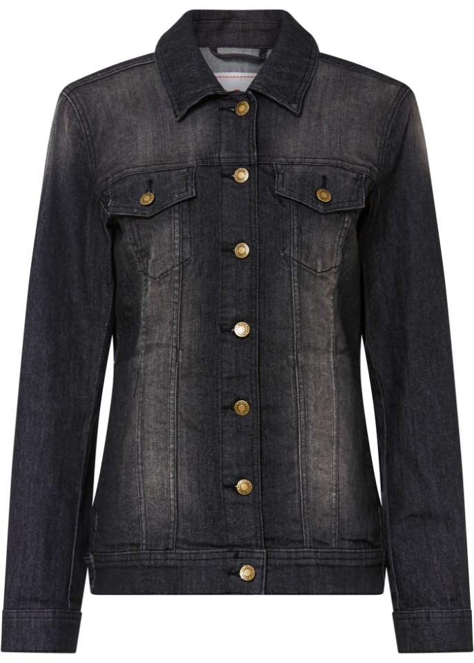 Stretch-Jeansjacke, Basic