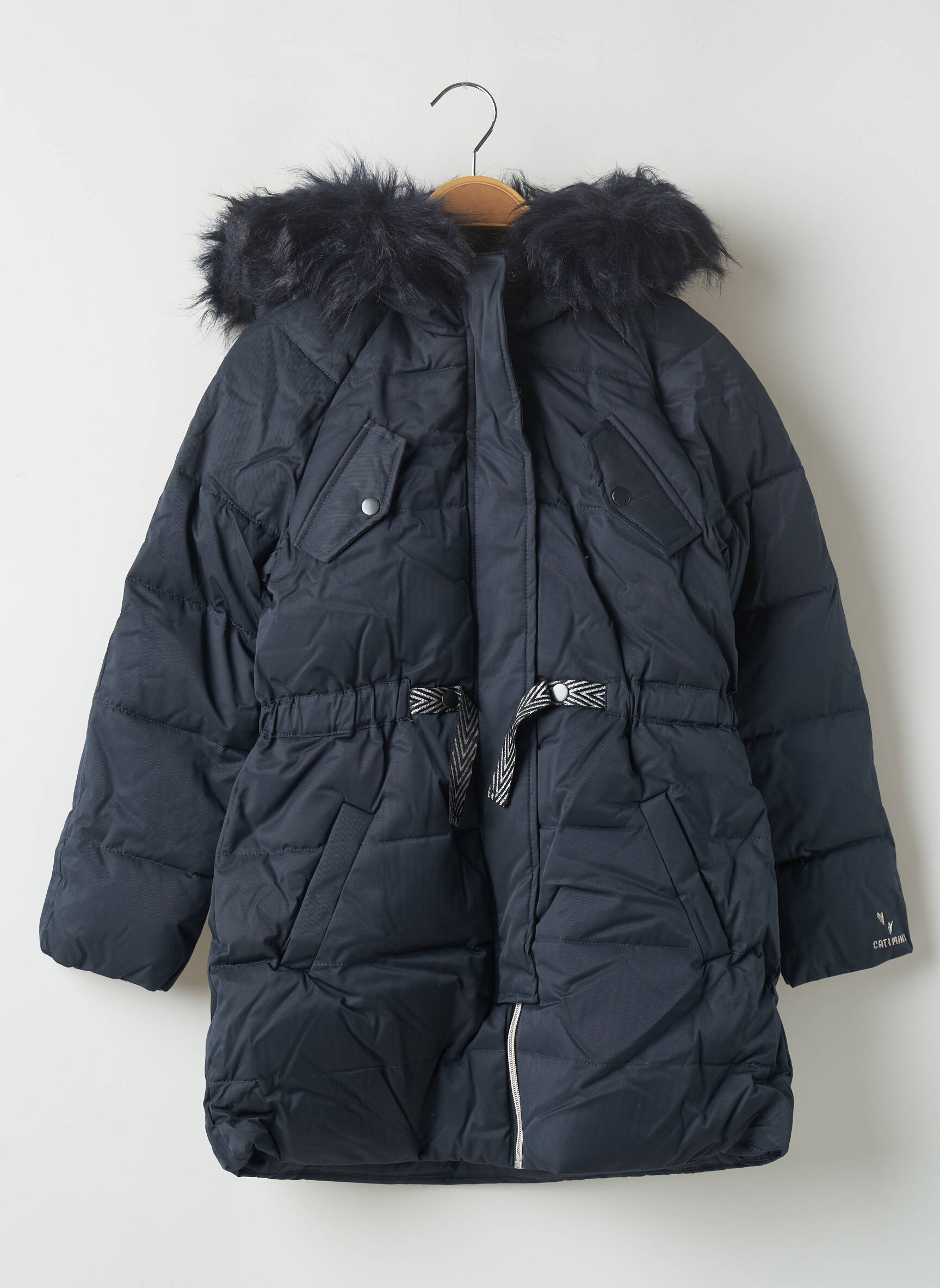 Catimini Manteaux Longs Fille couleur bleu