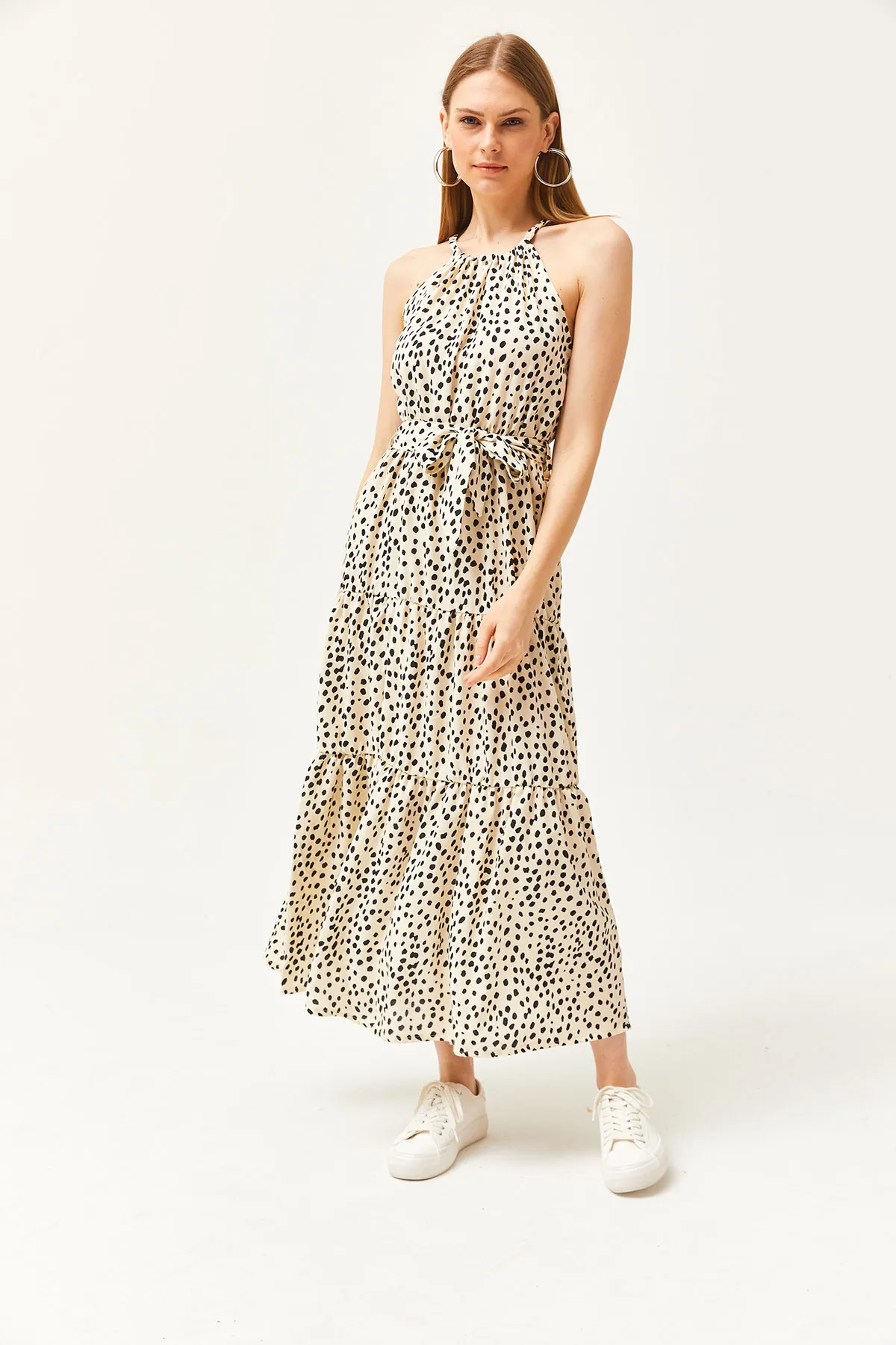 Olalook  Kleid - Ecru - A-Linie