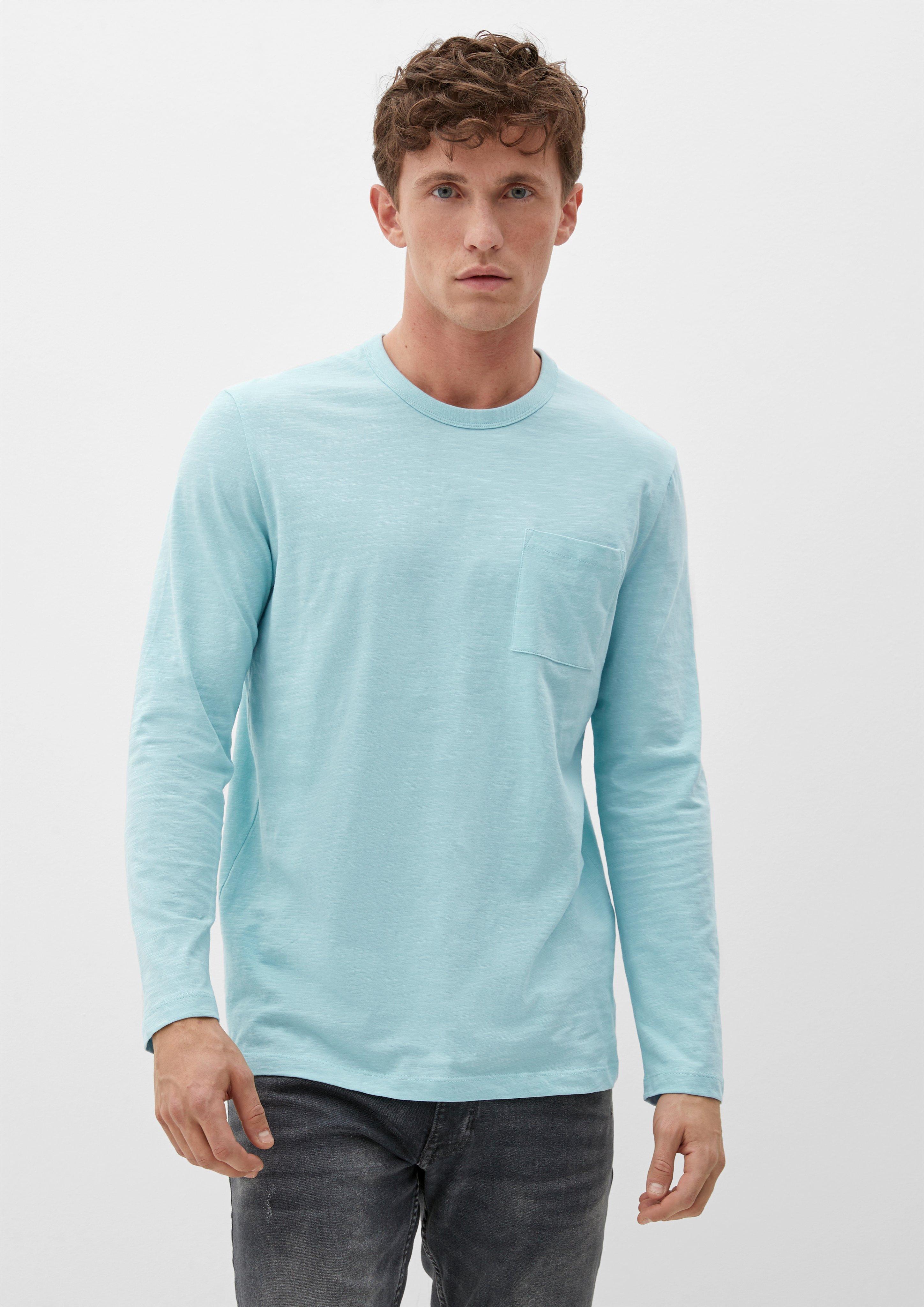 Longsleeve mit Flammgarnstruktur  2129144-6067