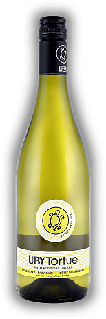 Domaine Uby, Uby Tortues Blanc, Côtes de Gascogne IGP, trocken, 2022, Süd-West Frankreich  Domaine Uby, Uby Tortues Blanc, Côtes de Gascogne IGP, trocken, 2022, Süd-West Frankreich   Jahrgang 2022 - 0,75	 Liter - Vol 11,5%