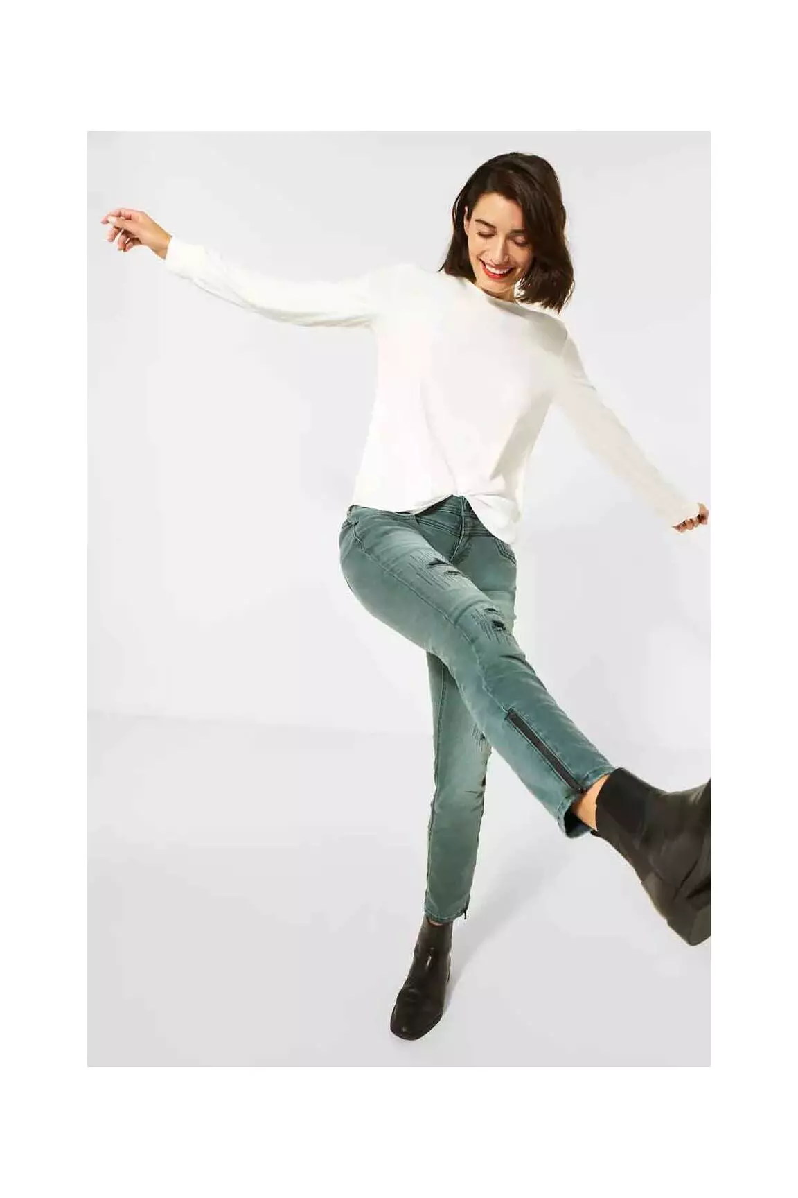 Street One Tshirts Femme couleur blanc