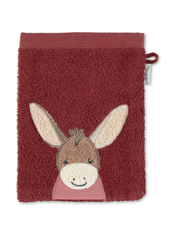 Sterntaler Waschhandschuh ESEL Emmily in hellrot günstig kaufen onesize