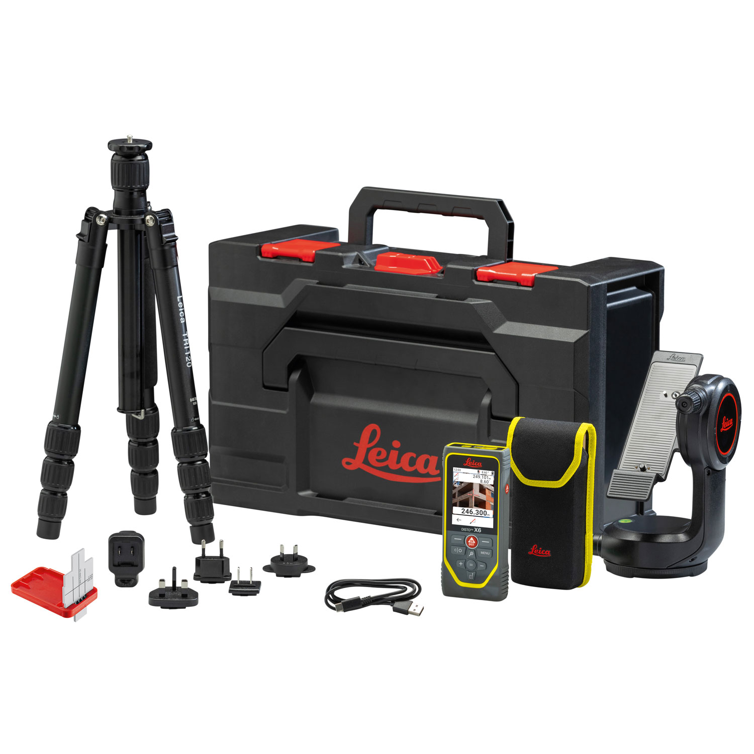 Leica 950878 Disto X6 P2P SET Télémètre laser 250 mètres