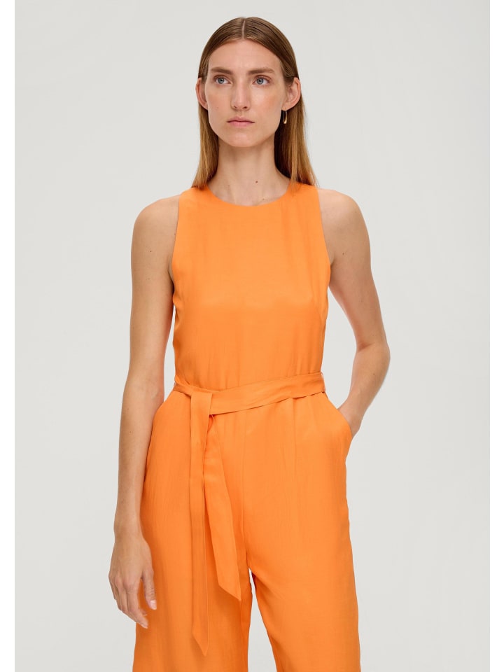 s.Oliver BLACK LABEL Overall 3/4 in Orange günstig kaufen 40