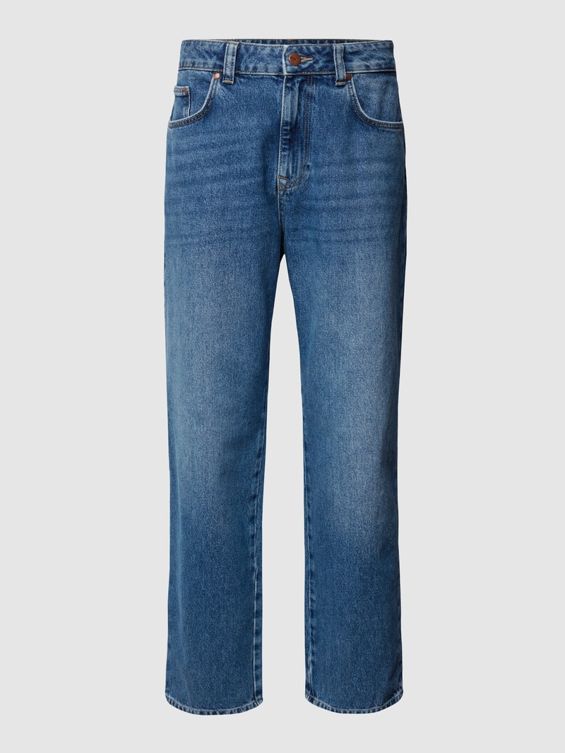 Baggy Fit Jeans mit Brand-Detail in blau