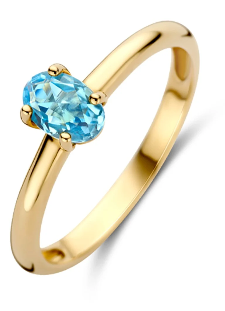 Blush 14 carat yellow gold with topaz 1242YLB