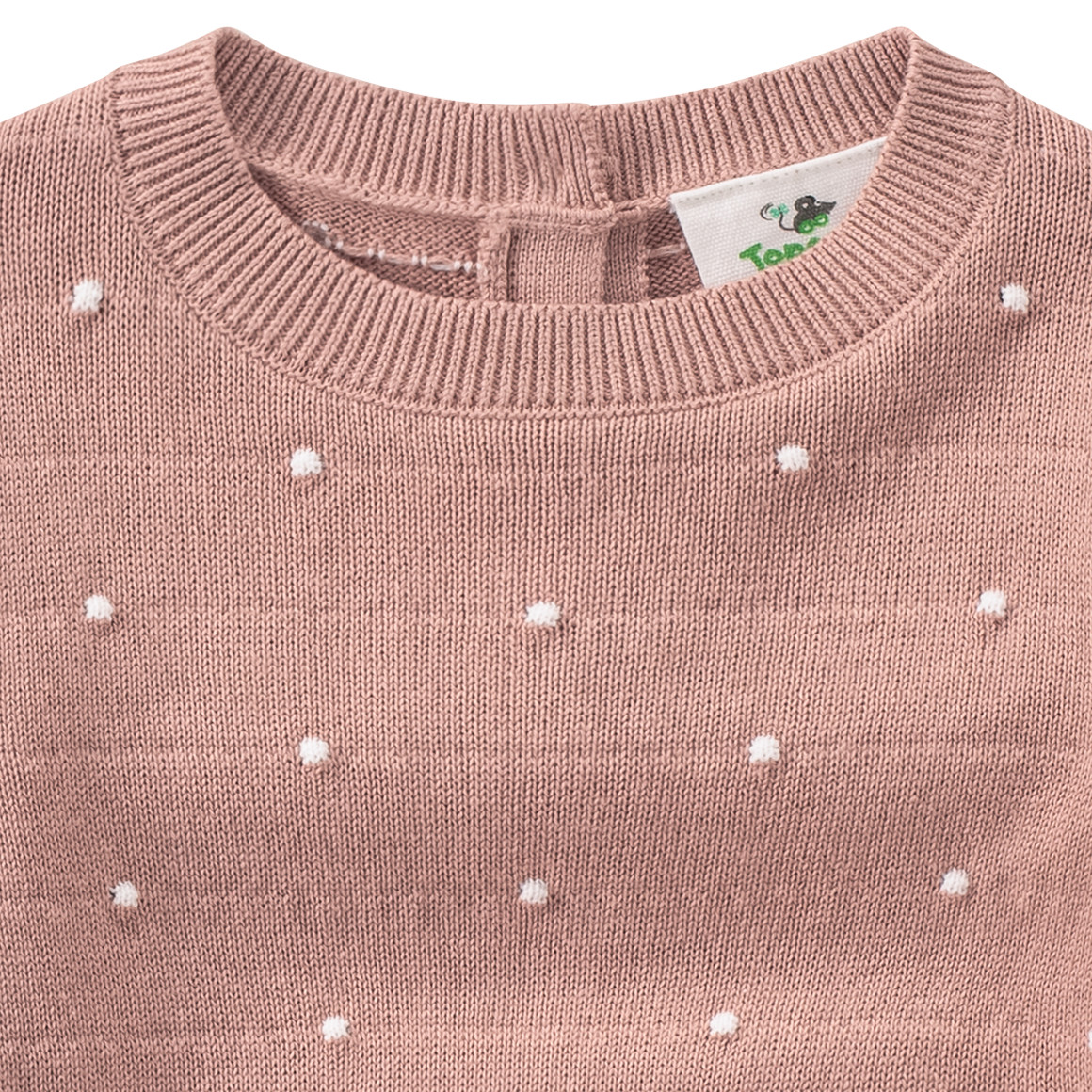 Baby Strickpullover mit Punkte-Allover