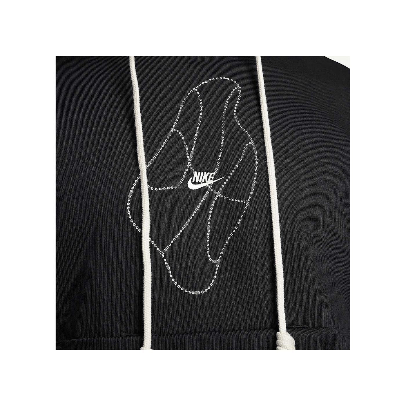 Nike Standard Issue Chain Hoody Schwarz Weiss F010