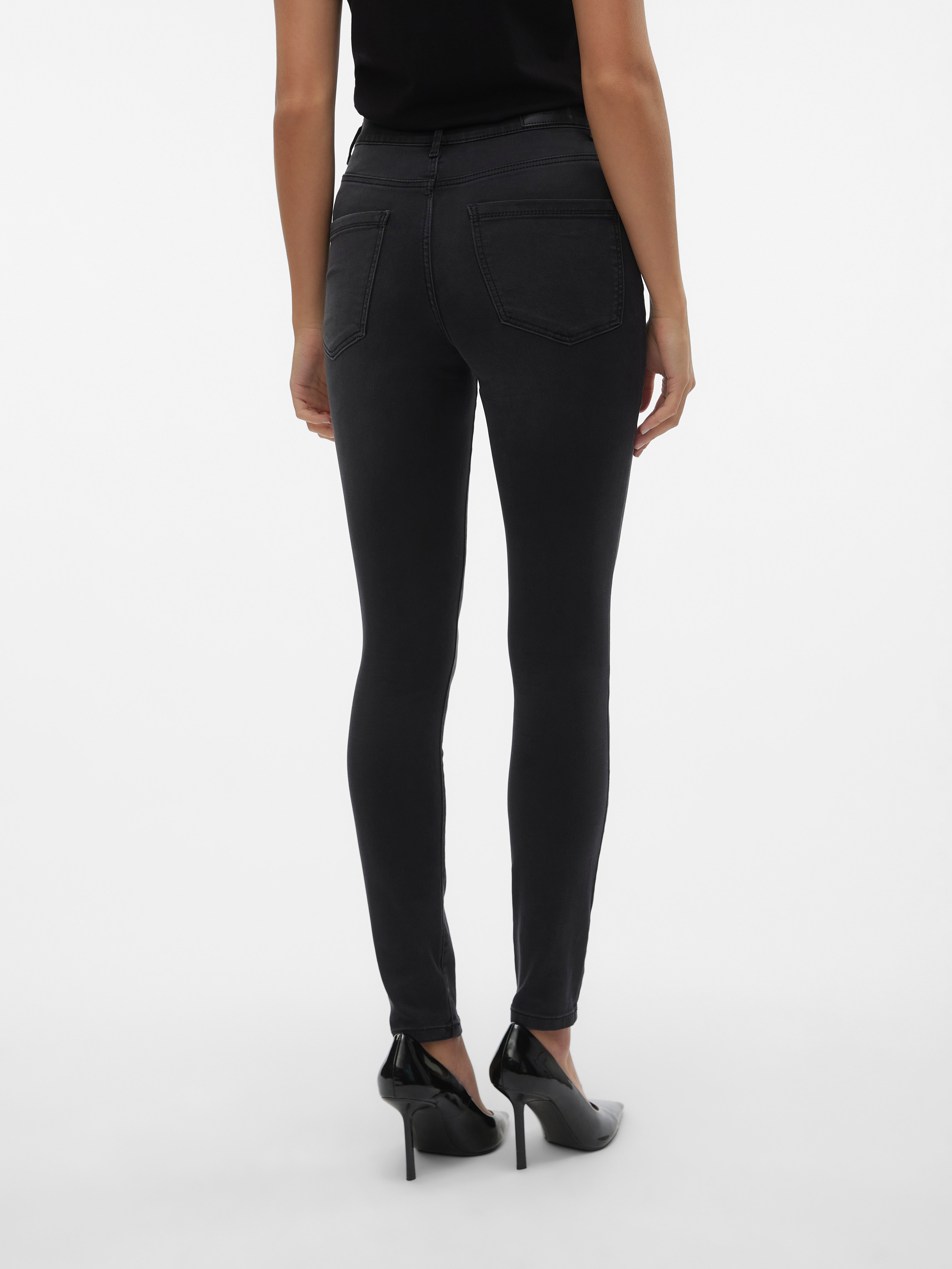 VMSOPHIA Hohe Taille Slim Fit Jeans