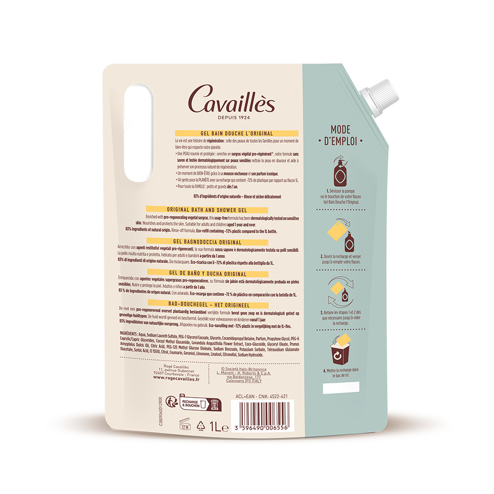 Cavaillès GEL BAIN DOUCHE GELS BAIN ET DOUCHE
