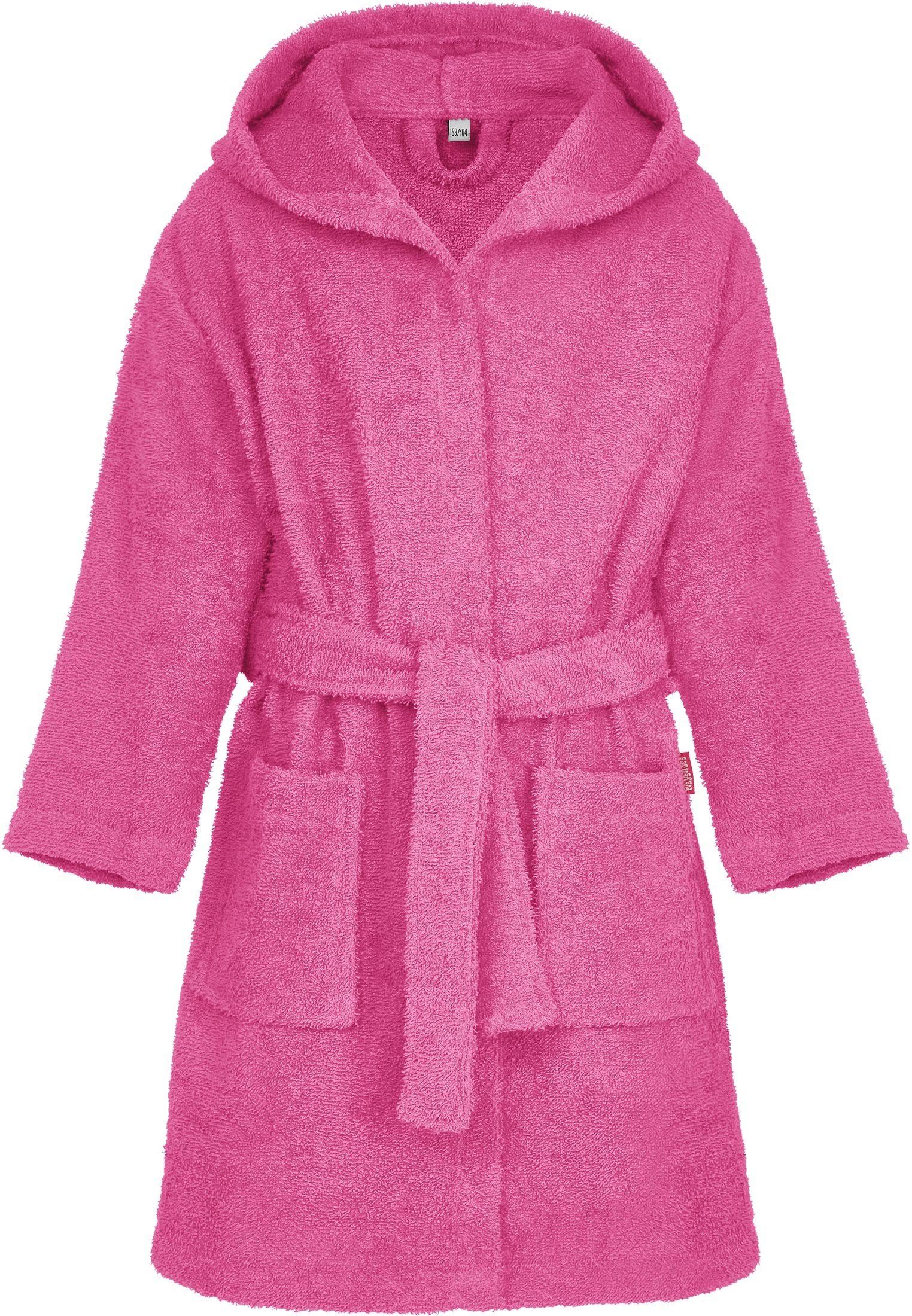 Playshoes Kinderbademantel Frotte-Bademantel für Jungen und Mädchen