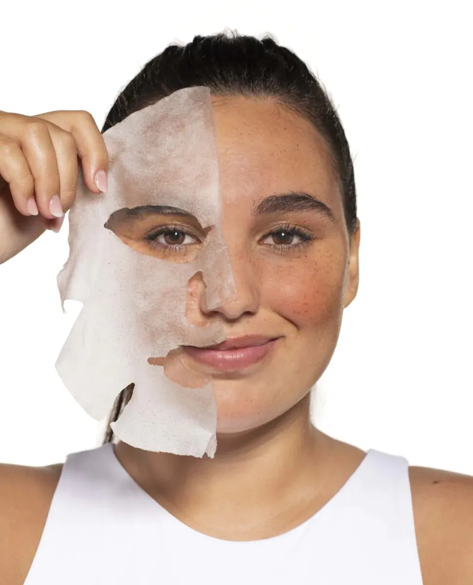 Garnier Skin Naturals Firming Ampoule Sheet Mask med hyaluronsyre og vandmelonekstrakt