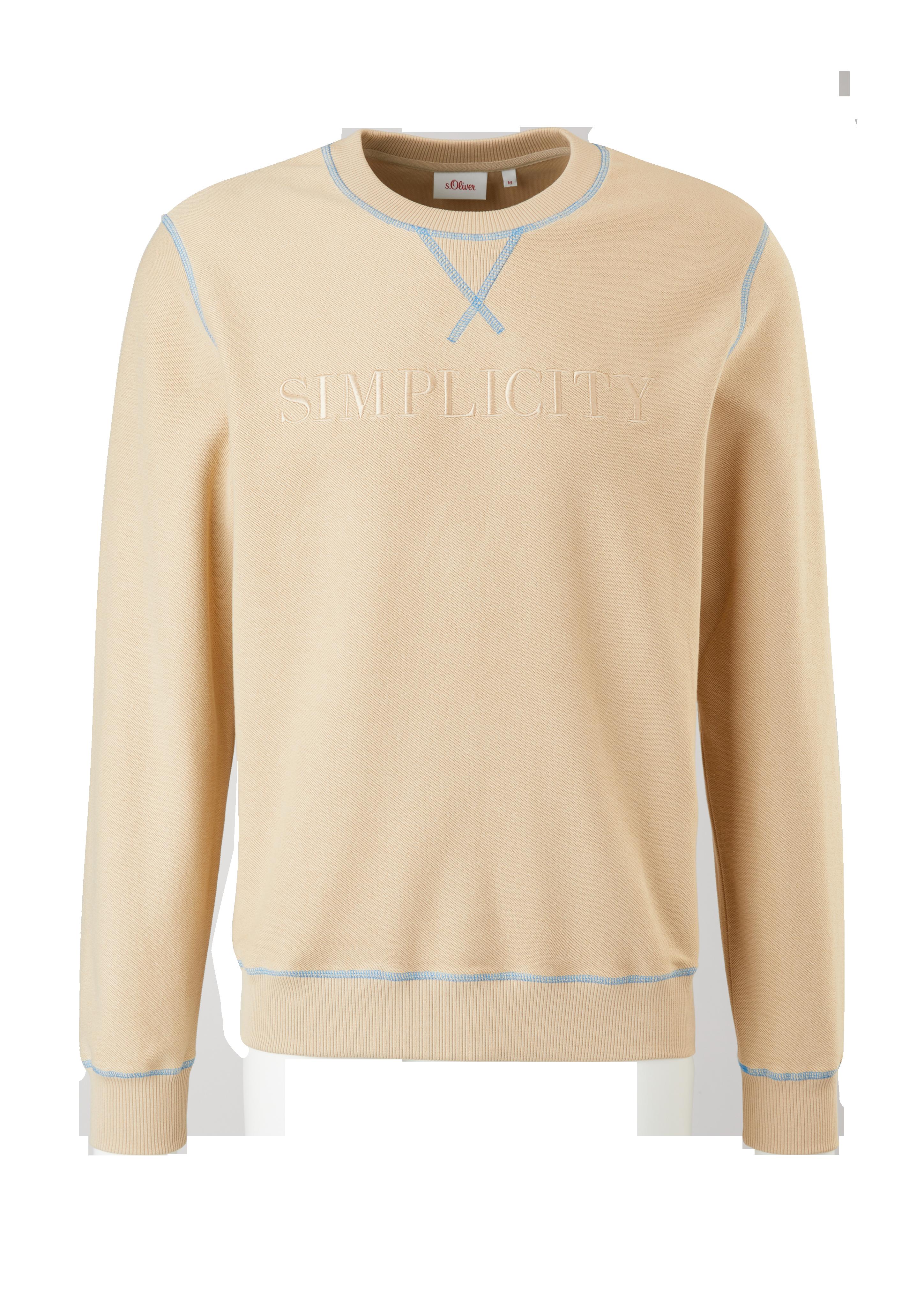 Sweatshirt mit Kontrast-Naht  2125439-81D5