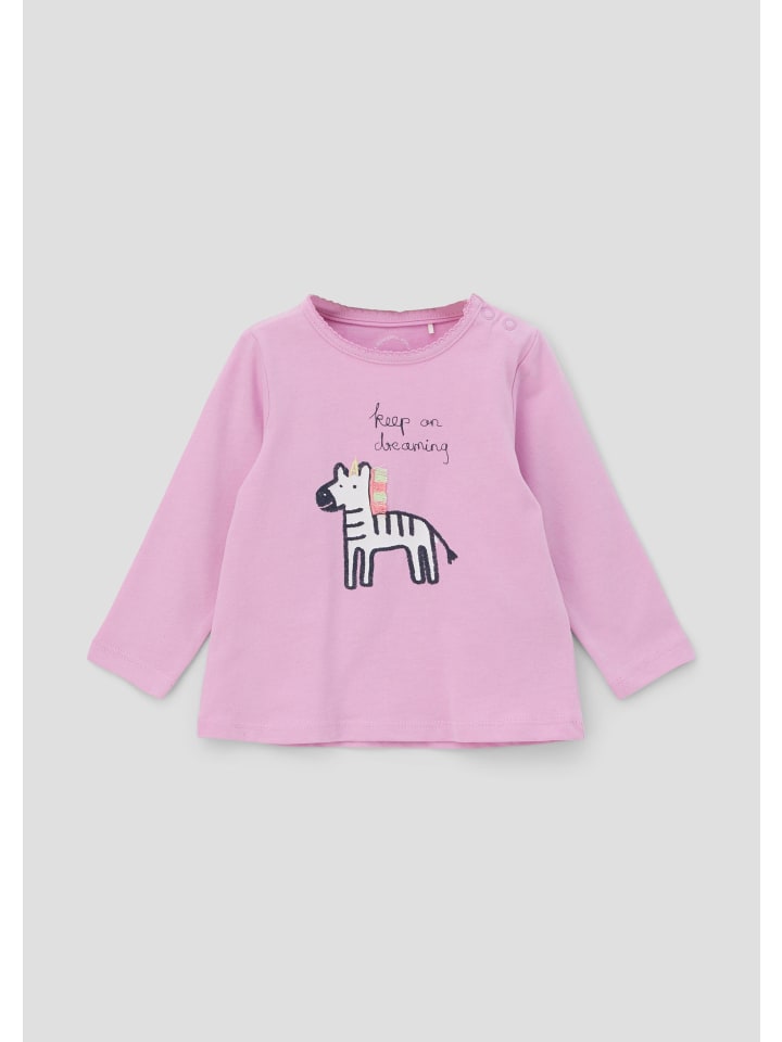 s.Oliver T-Shirt langarm in Pink günstig kaufen