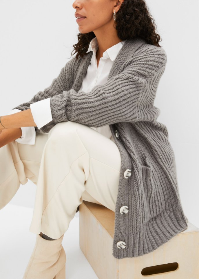Strickjacke mit Taschen