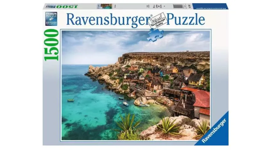 Ravensburger Puzzle - Popey Village, Malta, 1500 Teile