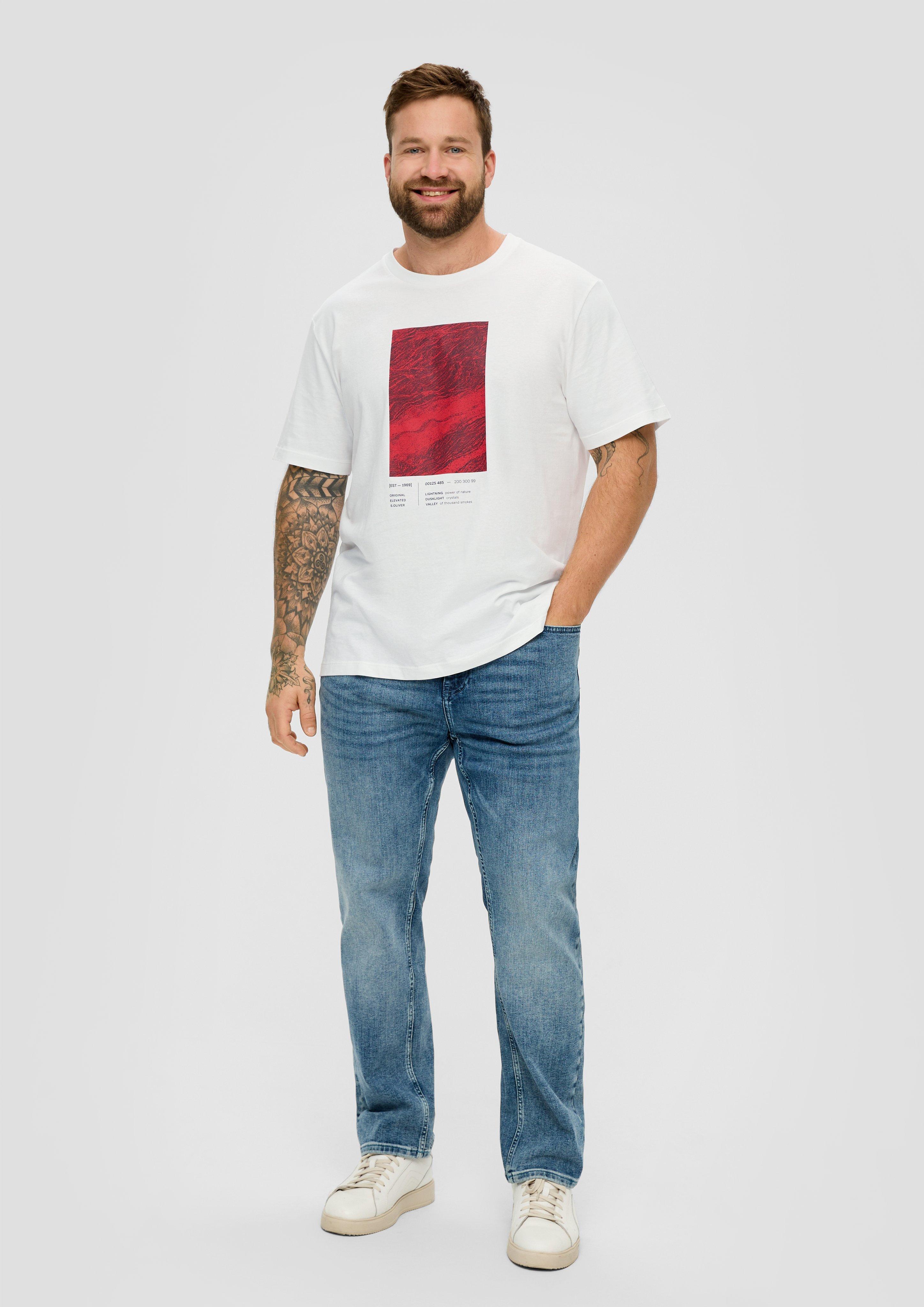 T-Shirt mit Frontprint  2143249-01D1