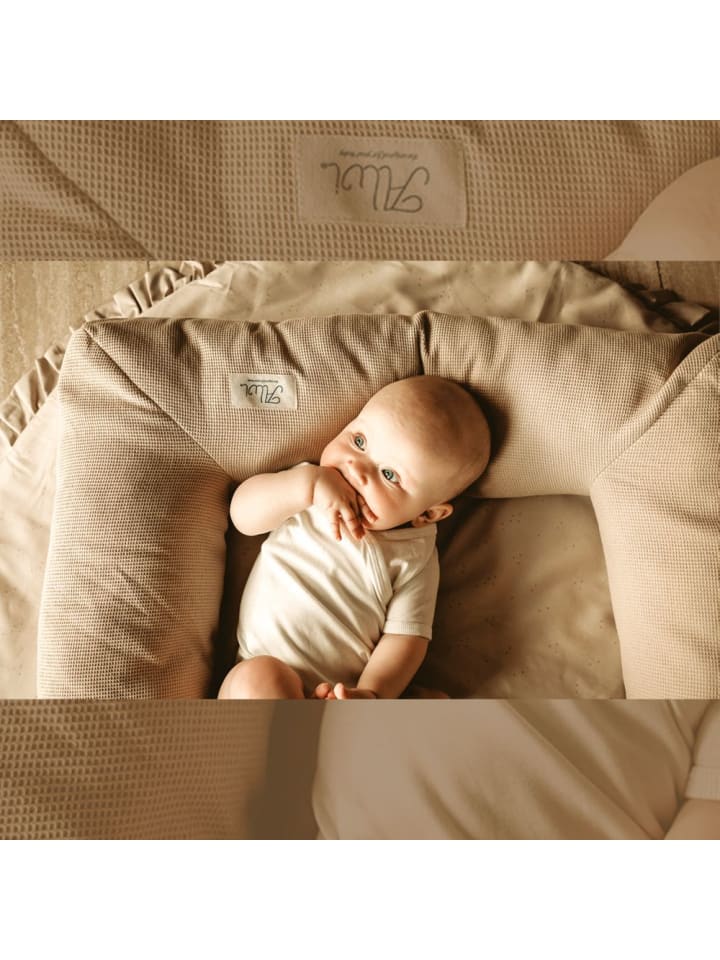 Alvi Nestchen Carré - Waffelpique in beige günstig kaufen onesize