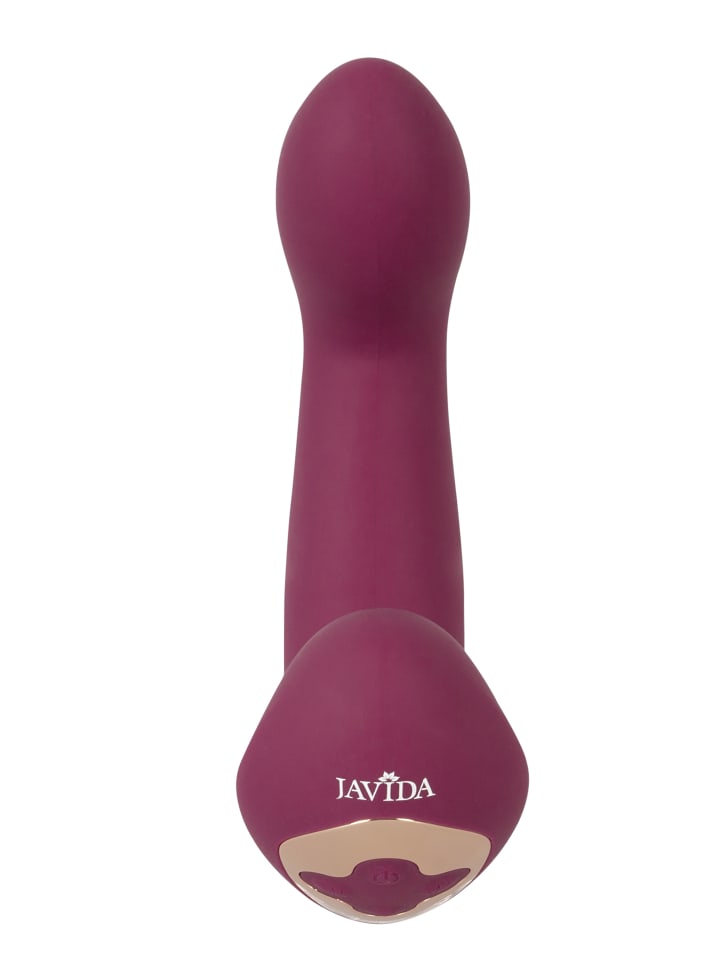 Javida Vibrator Thumping & Shaking Rabbit Vibrator in rot günstig kaufen 17 cm