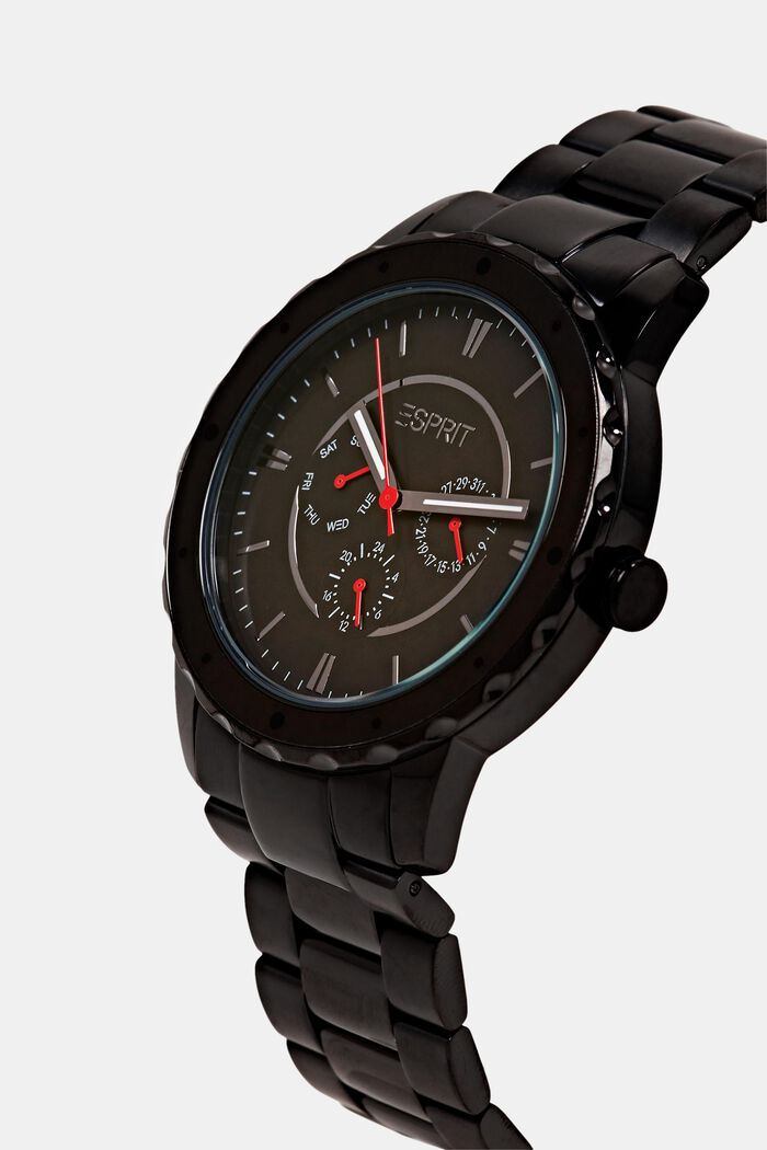 Edelstahl-Uhr mit Gliederarmband