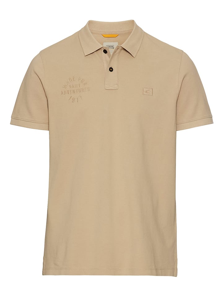 Camel Active Poloshirt in Beige günstig kaufen