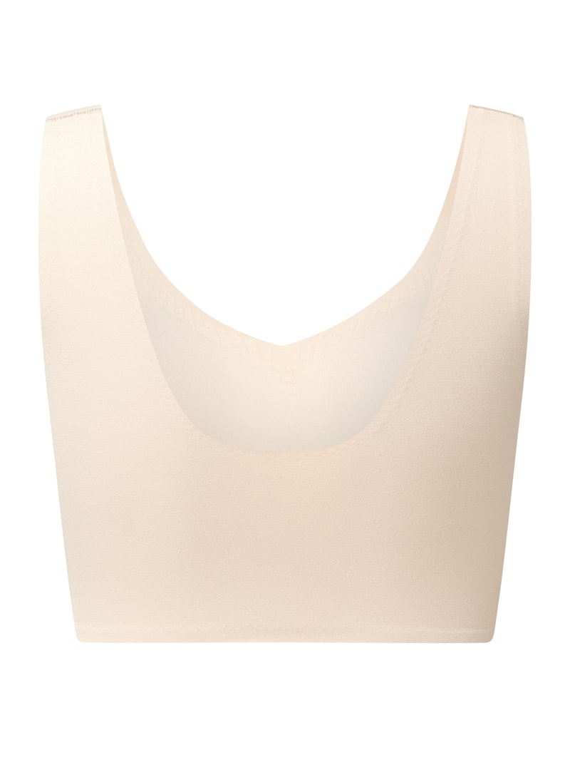 Bustier mit Stretch-Anteil - wattiert in beige