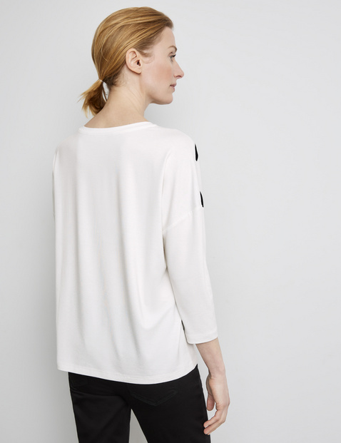 3/4 Arm Shirt mit Lettering