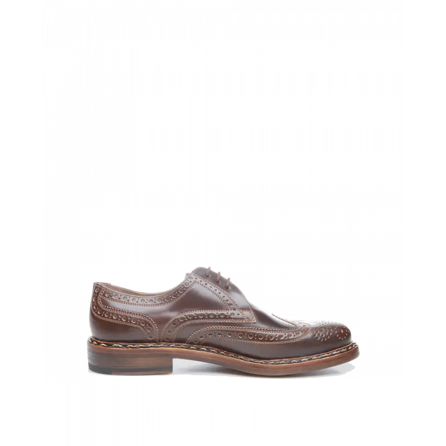 Heinrich Dinkelacker - Businessschuhe Derby BUDA FULL-BROGUE C Cordovan - braun