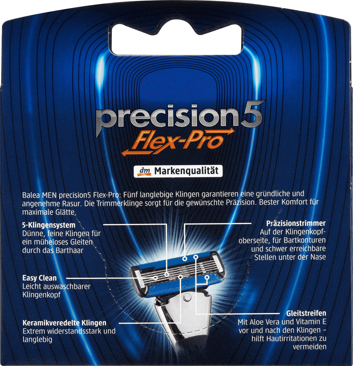 Rasierklingen, precision5 Flex-Pro, 8 St