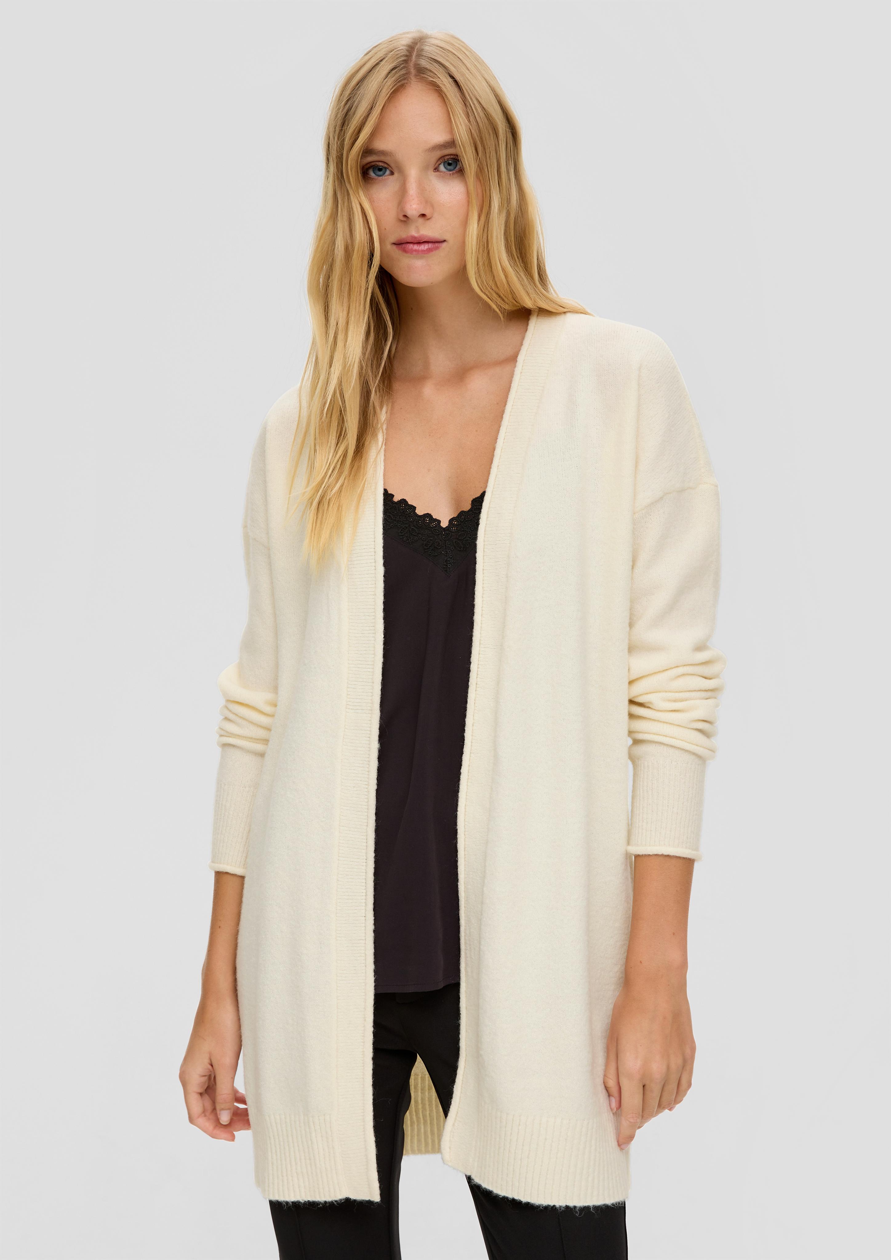 Strickjacke mit Rollsäumen  2135389-07W0