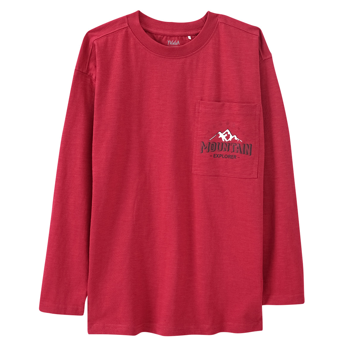 Jungen Langarmshirt mit Brusttasche