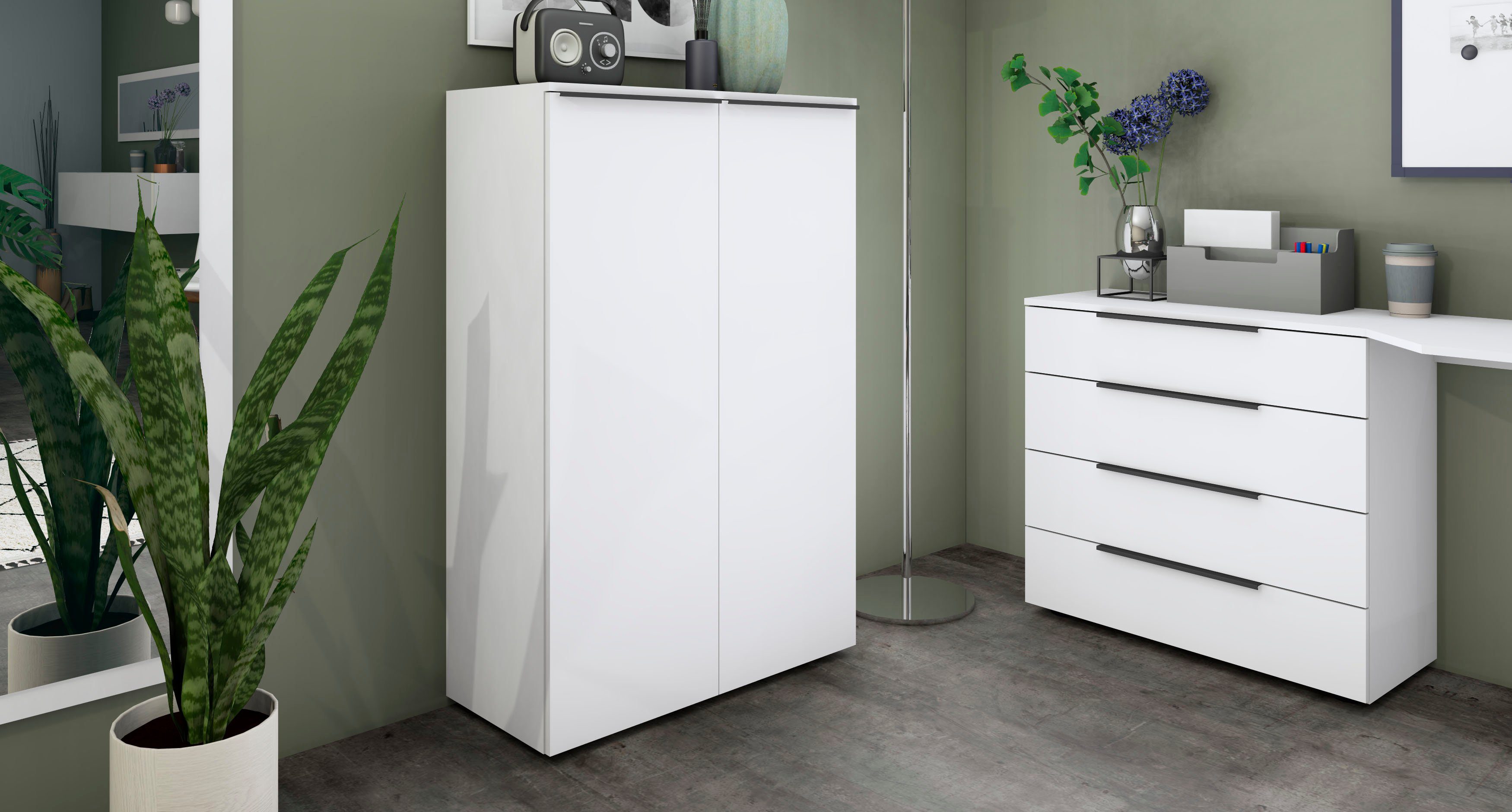borchardt Möbel Aktenschrank Tom Breite 76 cm, Mehrzweckschrank
