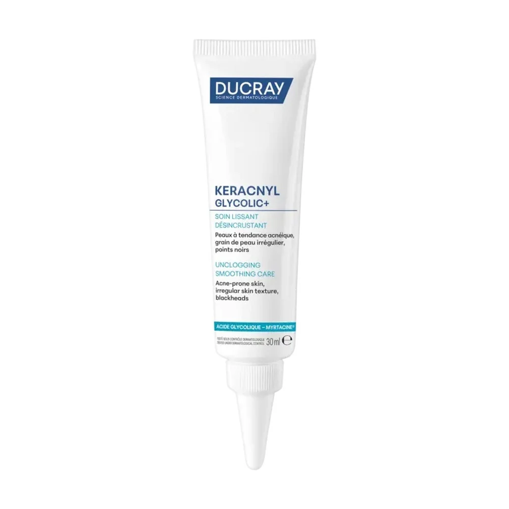 Keracnyl Glycolic+ - Rensende krem - 24-timers ansiktsbehandling mot urenheter