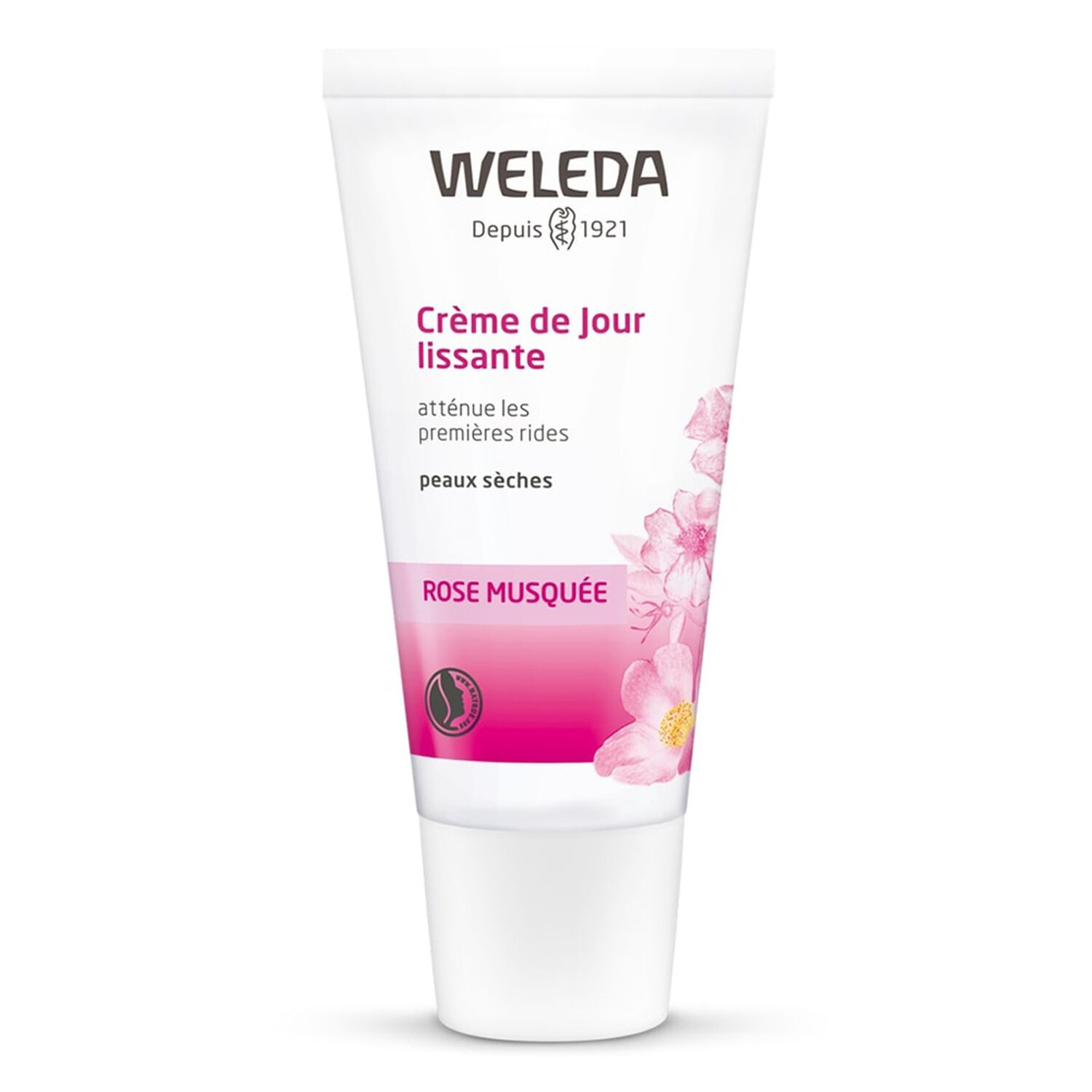 Weleda Rose Musquée Crème de Jour Lissante- Peaux Sèches - Atténue les Premières Rides - 30 ml