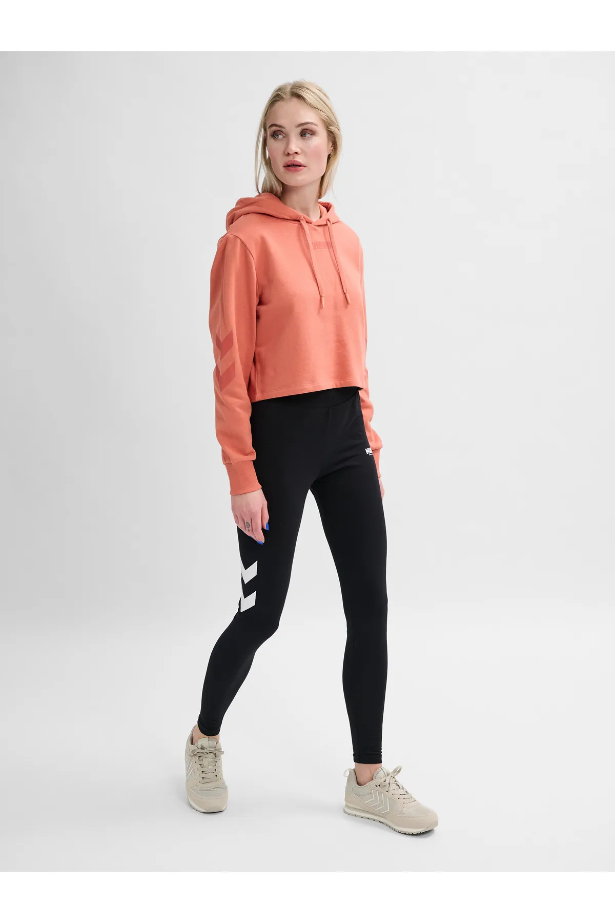 hummel  Sport-Leggings - Schwarz - Mittlerer Bund