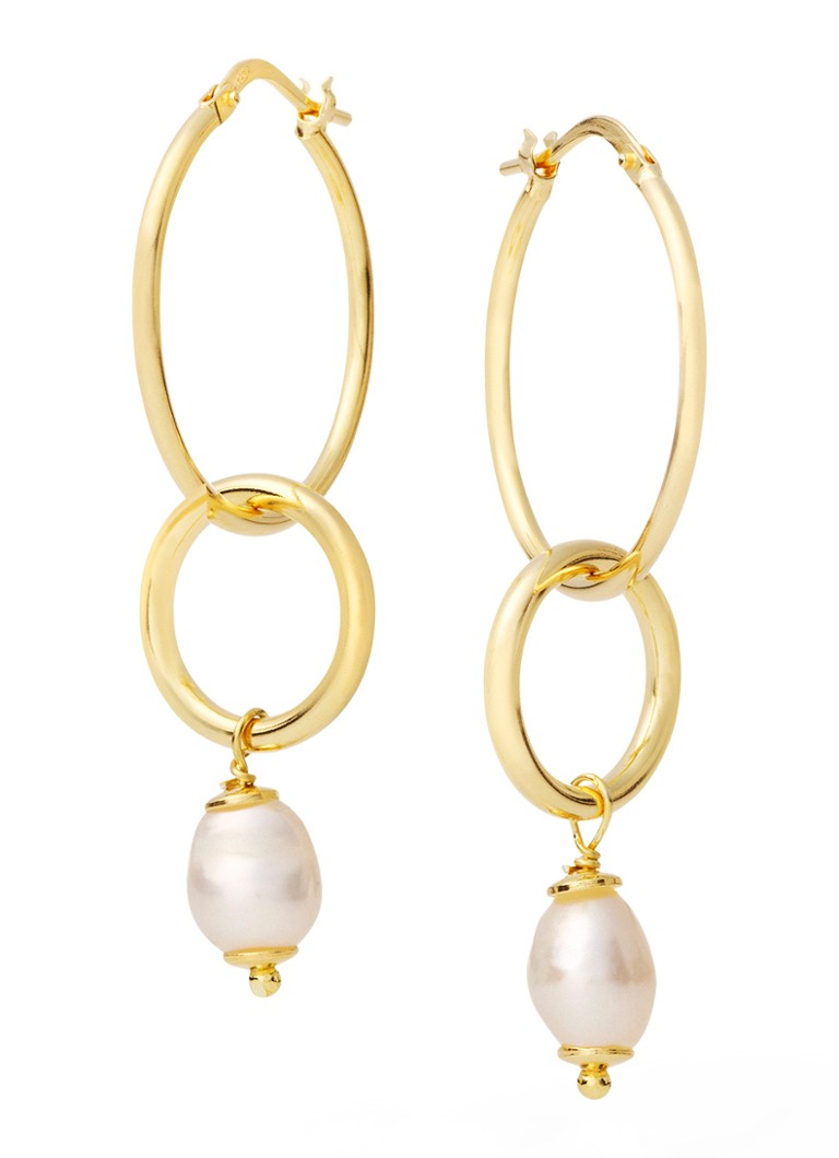 Cercei placați cu aur La Perla de la Casa Jewelry
