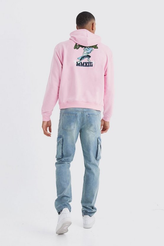 Tall Cargo-Jeans mit geradem Bein