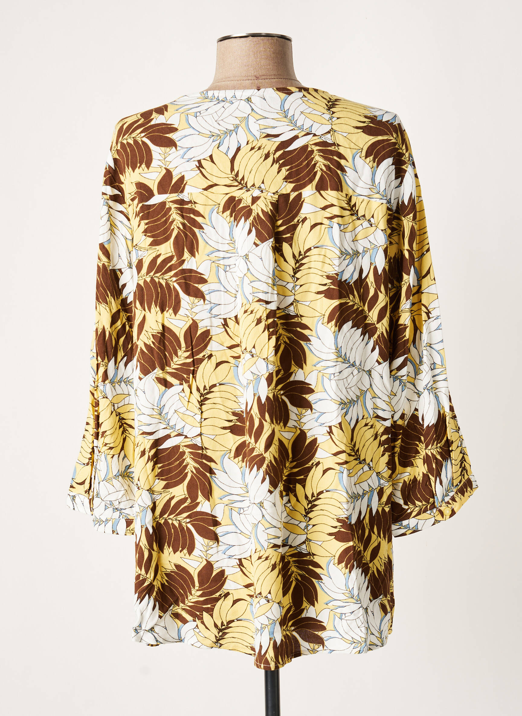 Ciso Tuniquemanchelongue Femme couleur jaune