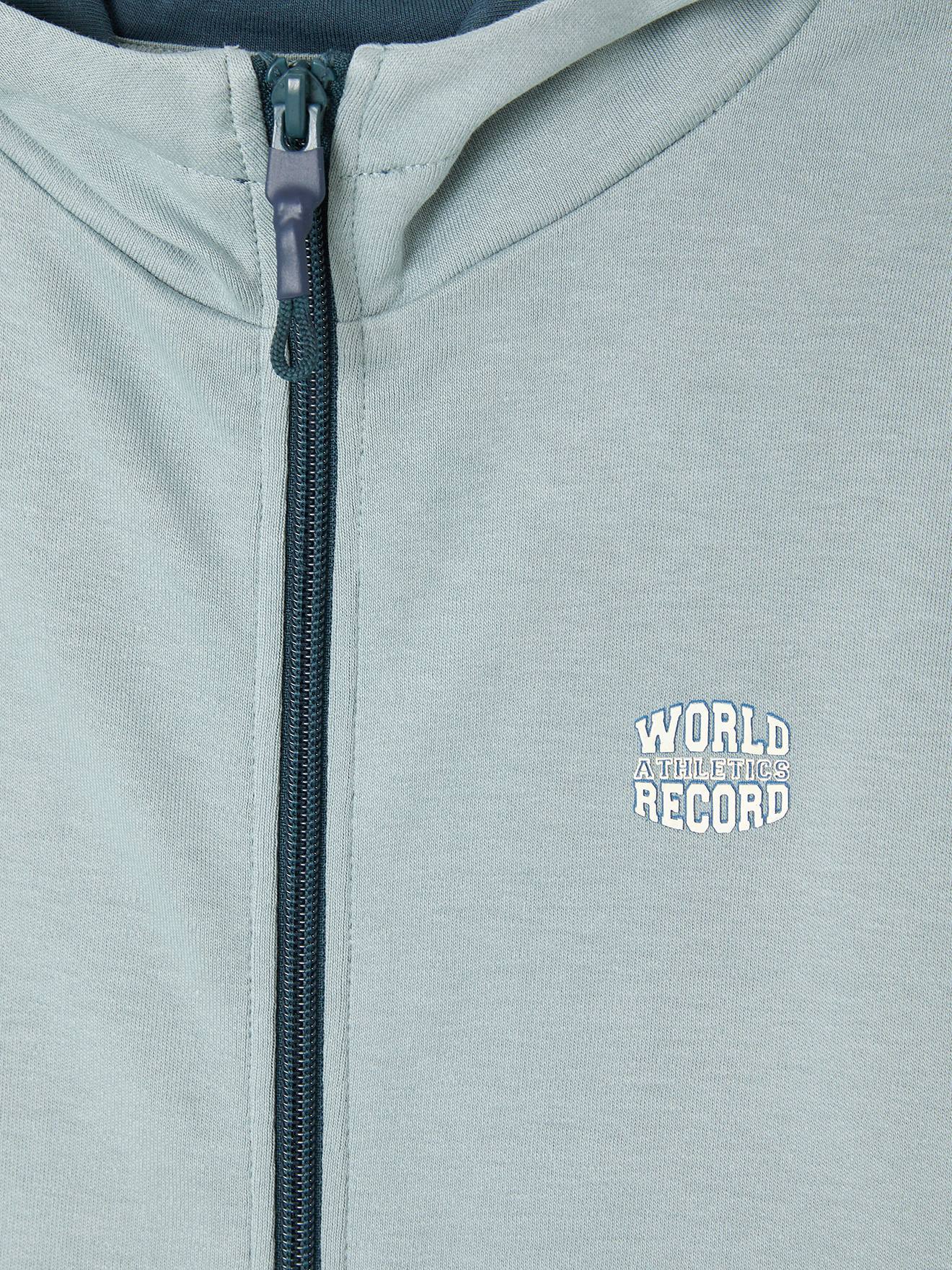Vertbaudet Jungen Sportjacke mit Kapuze Oeko-Tex - aqua